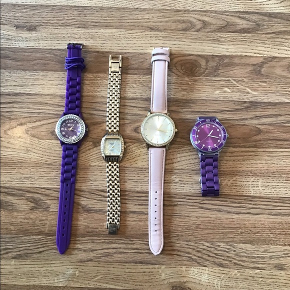 4 Ladies Watches with New Batteries